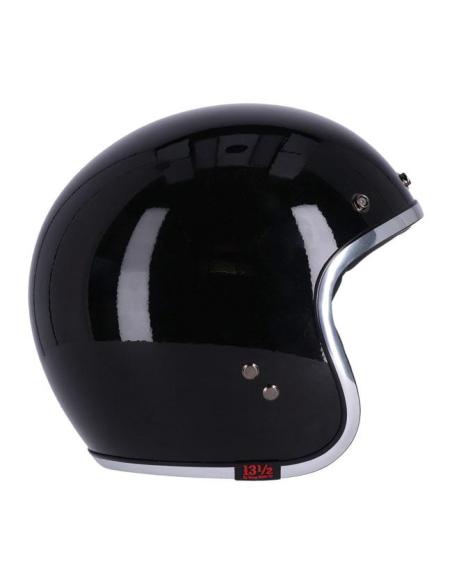 HELMET 13-1/2 SKULL BUCKET GLOSS BLACK