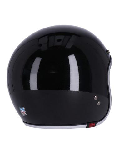 HELMET 13-1/2 SKULL BUCKET GLOSS BLACK