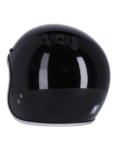 HELMET 13-1/2 SKULL BUCKET GLOSS BLACK