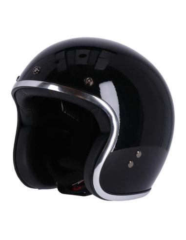 CAPACETE 13-1/2 SKULL BUCKET PRETO BRILHANTE