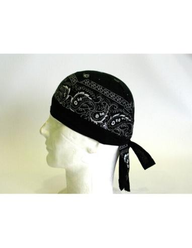 Comprar Bandana / Zandana Tela Negra Modelo 2 Paisley Americano a precio de oferta