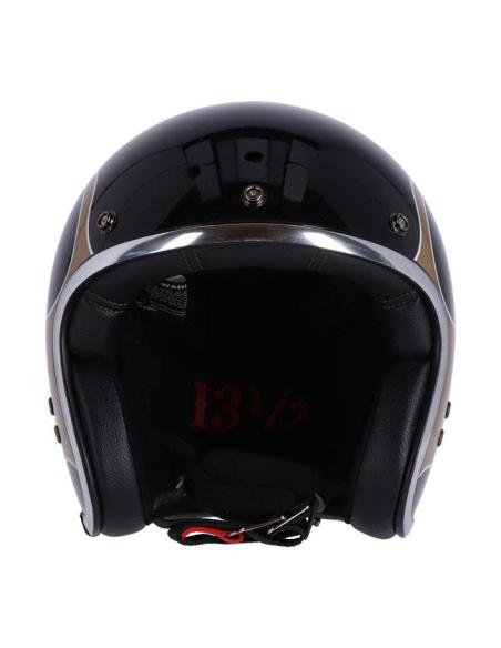 CAPACETE 13-1/2 SKULL BUCKET FLAMES GLOSS BLACK