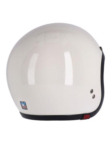 HELMET 13-1/2 SKULL BUCKET VINTAGE WHITE