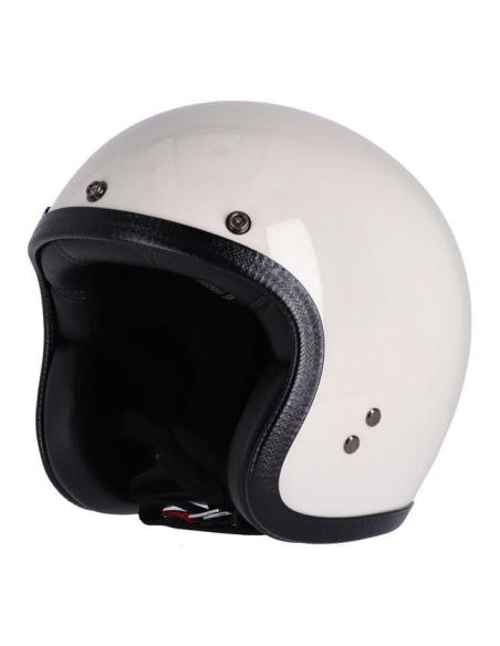 HELMET 13-1/2 SKULL BUCKET VINTAGE WHITE