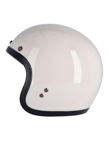 HELMET 13-1/2 SKULL BUCKET VINTAGE WHITE