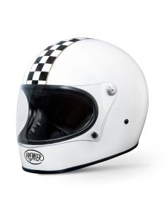 Acquista Casco Integrale Premier Trophy Bianco Cafe Racer a prezzo scontato