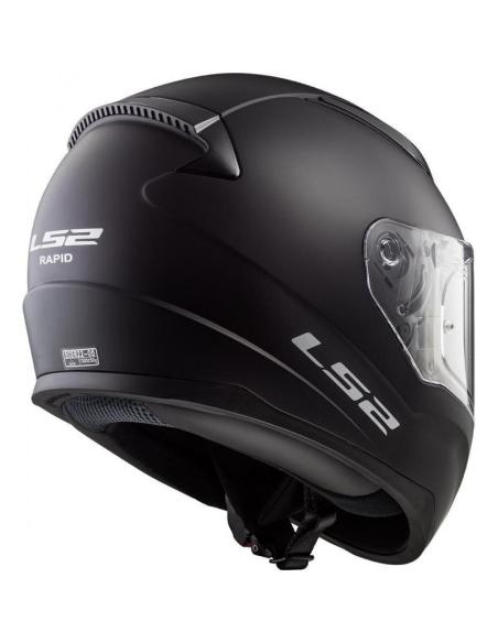 LS2 FF353 RAPID MINI CAPACETE COMPLETO PARA CRIANÇAS PRETO FOSCO