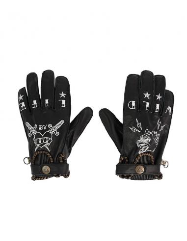 GUANTES BYCITY SECOND SKIN TATTOO II NEGROS