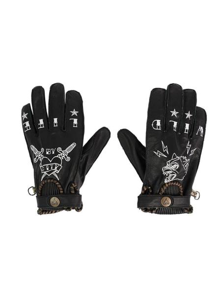 BYCITY SECOND SKIN TATTOO II BLACK GLOVES