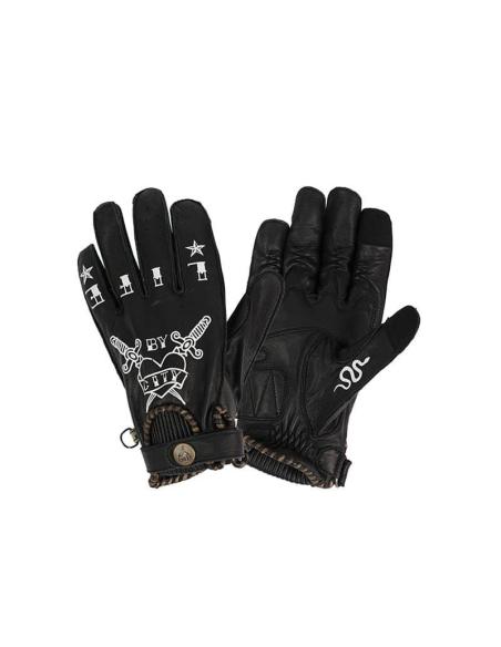 LUVAS BYCITY SECOND SKIN TATTOO II PRETAS