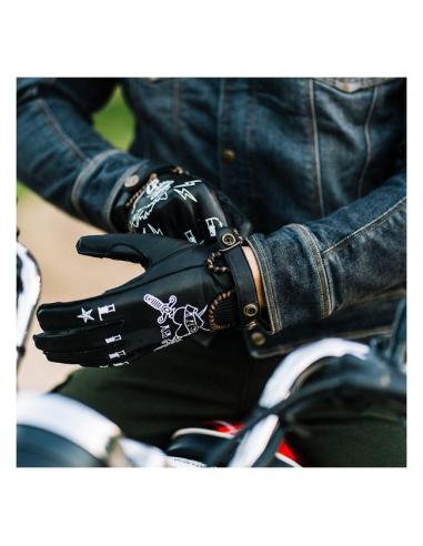 Comprar Guantes Bycity Second Skin Tattoo Ii Negros a precio de oferta