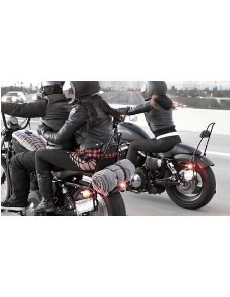 SISSY BAR BURLY HIGH BLACK FOR SPORTSTER 2004 ONWARDS