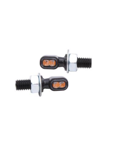 CLIGNOTANTS À LED VISION-TS NOIRS