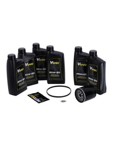 Comprar Pack Servicio Mcs Con Filtro Negro Para Hd Touring/Flt 07-16 Y 09-16 Trike a precio de oferta