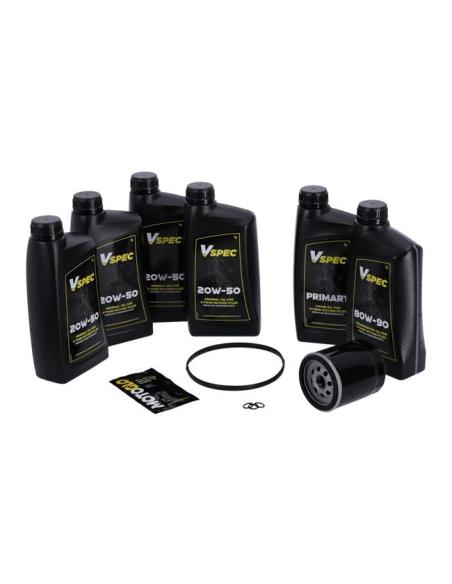 PACOTE DE SERVIÇO MCS COM FILTRO PRETO PARA HD TOURING/FLT 07-16 E 09-16 TRIKE