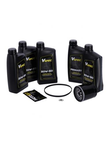 MCS SERVICE PACK WITH BLACK FILTER FOR HD 06-17 DYNA AND 07-17 SOFTAIL