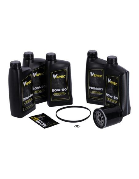PACOTE DE SERVIÇO MCS COM FILTRO PRETO PARA HD 06-17 DYNA E 07-17 SOFTAIL