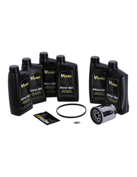 PACK SERVICE MCS AVEC FILTRE CROME POUR TRIKE HD TOURING/FLT 07-16 ET 09-16