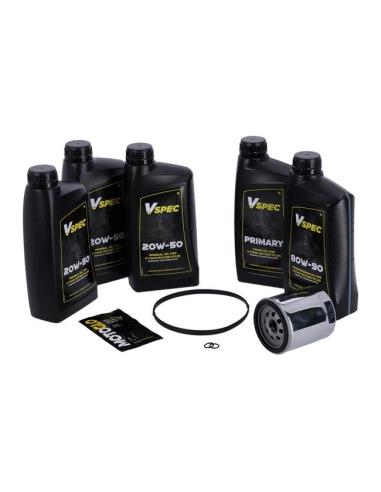 PACK SERVICE MCS AVEC FILTRE CROME POUR HD 06-17 DYNA ET 07-17 SOFTAIL