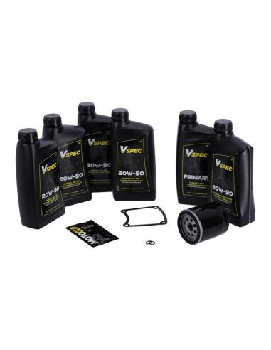 PACK SERVICE MCS AVEC FILTRE NOIR POUR HD TOURING/FLT 99-06