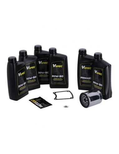 MCS SERVICE PACK WITH CHROME FILTER FOR HD TOURING/FLT 99-06