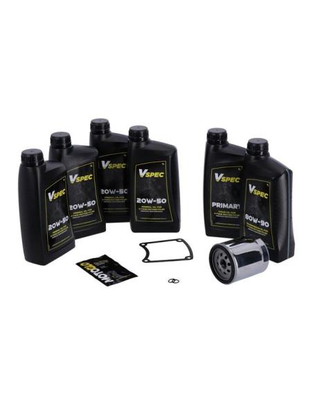 PACK SERVICE MCS AVEC FILTRE CROME POUR HD TOURING/FLT 99-06