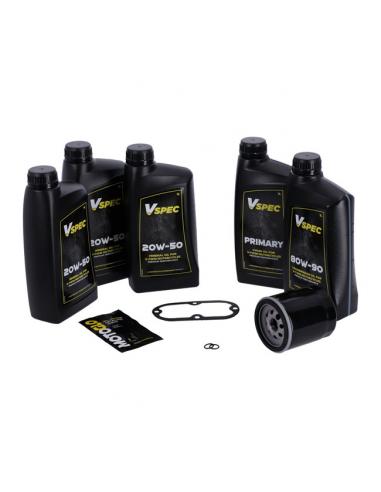 MCS SERVICE PACK WITH BLACK FILTER FOR HD 99-05 DYNA AND 99-06 SOFTAIL