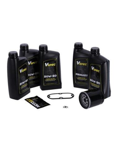 Comprar Pack Servicio Mcs Con Filtro Negro Para Hd 99-05 Dyna Y 99-06 Softail a precio de oferta
