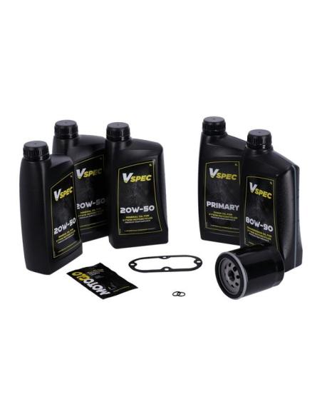 PACOTE DE SERVIÇO MCS COM FILTRO PRETO PARA HD 99-05 DYNA E 99-06 SOFTAIL