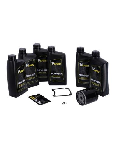 PACK SERVICE MCS AVEC FILTRE NOIR POUR HD 86-98 TOURING/FLT