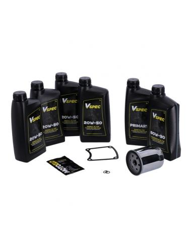 MCS SERVICE PACK WITH CHROME FILTER FOR HD 86-98 TOURING/FLT