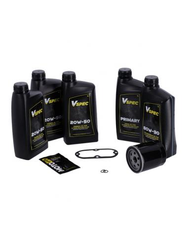 MCS SERVICE PACK WITH BLACK FILTER FOR 84-98 HD SOFTAIL