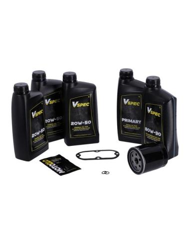 PACK SERVICE MCS AVEC FILTRE NOIR POUR 84-98 HD SOFTAIL