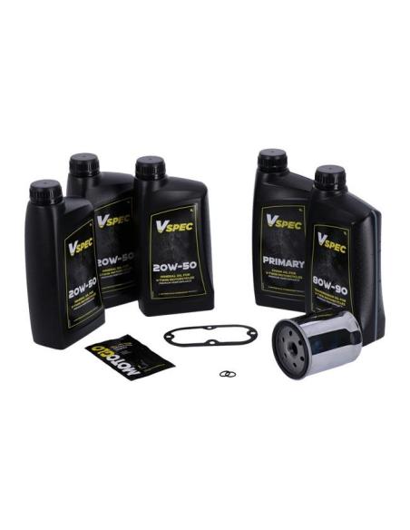 Comprar Pack Servicio Mcs Con Filtro Cromo Para 84-98 Hd Softail a precio de oferta