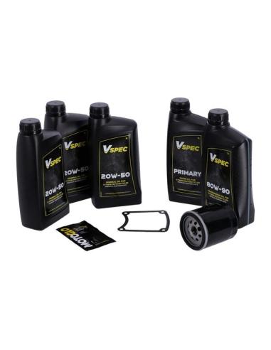 Comprar Pack Servicio Mcs Con Filtro Negro Para Hd Fxr 87-94 a precio de oferta