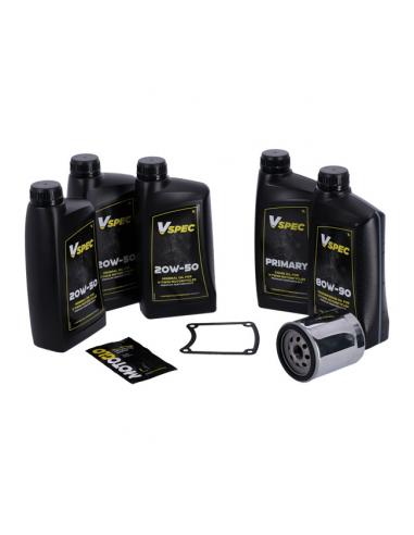 MCS SERVICE PACK WITH CHROME FILTER FOR HD FXR 87-94