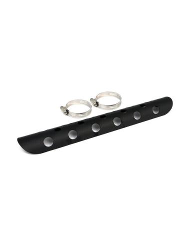 Comprar Protector Calor Holes 45Cm Negro Para Tubo De Escape 45Mm a precio de oferta