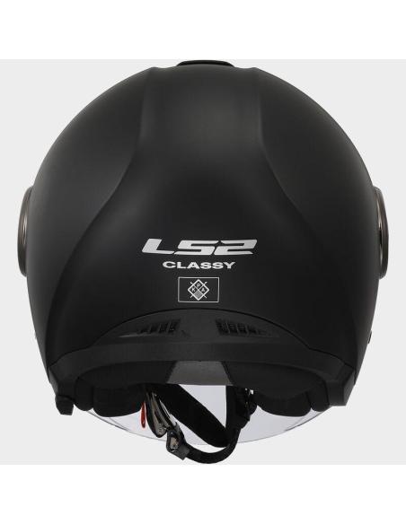 Comprar Casco Jet Con Dos Pantallas Ls2 Of620 Classy Negro Mate a precio de oferta
