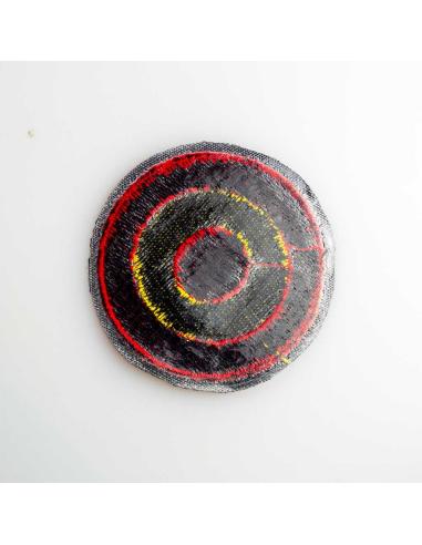 Comprar Parche Redondo Bordado Con Bandera De España De 6 Cm. a precio de oferta