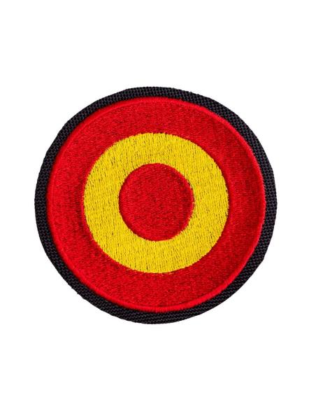 Comprar Parche Redondo Bordado Con Bandera De España De 8 Cm. a precio de oferta