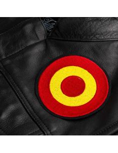 10 CM. ROUND PATCH EMBROIDERED WITH SPANISH FLAG. 2