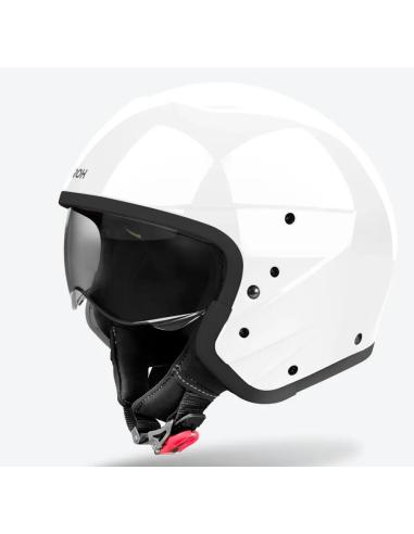 CAPACETE AIROH J110 BRANCO BRILHANTE DUPLA APROVAÇÃO 22.06 JATO E INTEGRAL