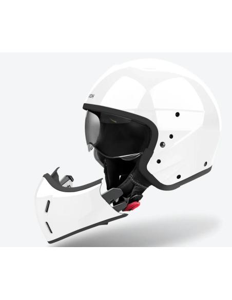 Comprar Casco Airoh J110 Blanco Brillo Doble Homologacion 22.06 Jet Y Integral a precio de oferta