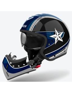 AIROH J110 HELMET COMMAND OCTANE DOUBLE APPROVAL 22.06 JET AND INTEGRAL 2