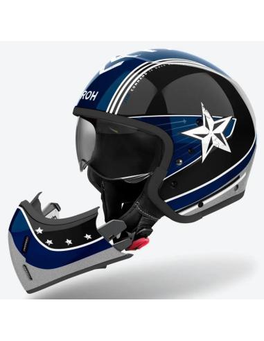 Acquista Casco Airoh J110 Command Octane Doppia Omologazione 22.06 Jet e Integrale a prezzo scontato