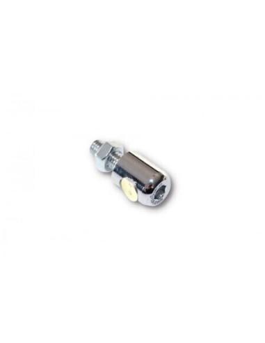 MINI LUMIÈRE DE PLAQUE D'IMMATRICULATION LED CHROME BOULON CHROMÉ APPROUVÉ