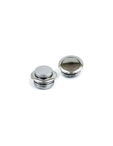 BOUCHON D'ESSENCE POP-UP CHROME VENTILÉ HARLEY 96-19
