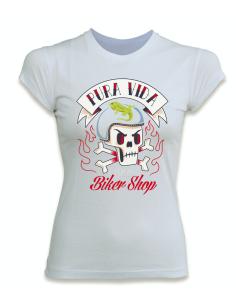 T-SHIRT FOR GIRLD WHITE "PURA VIDA" IGUANA CUSTOM COLLECTION