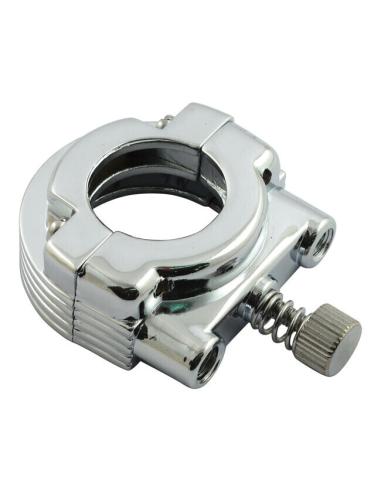 FLANGE CLÁSSICA DO ACELERADOR DE CABO DUPLO CROMADO