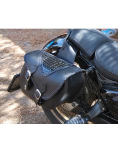SADDLEBAG ALHAMA BLACK LIZARD 2